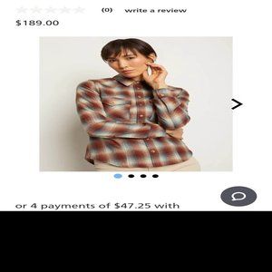 Pendleton Women's Snap Front Canyon Red Plaid Flannel